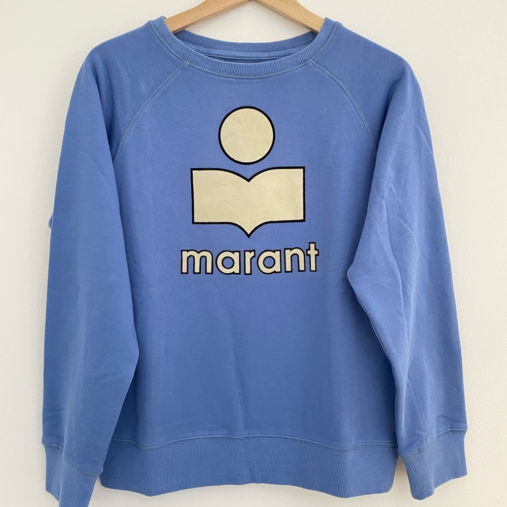 Isabel Marant Milly Blue Sweatshirt Sz 34 / S